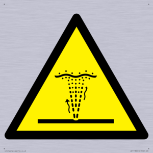 W515 Warning: Geyser (water/air) water jet